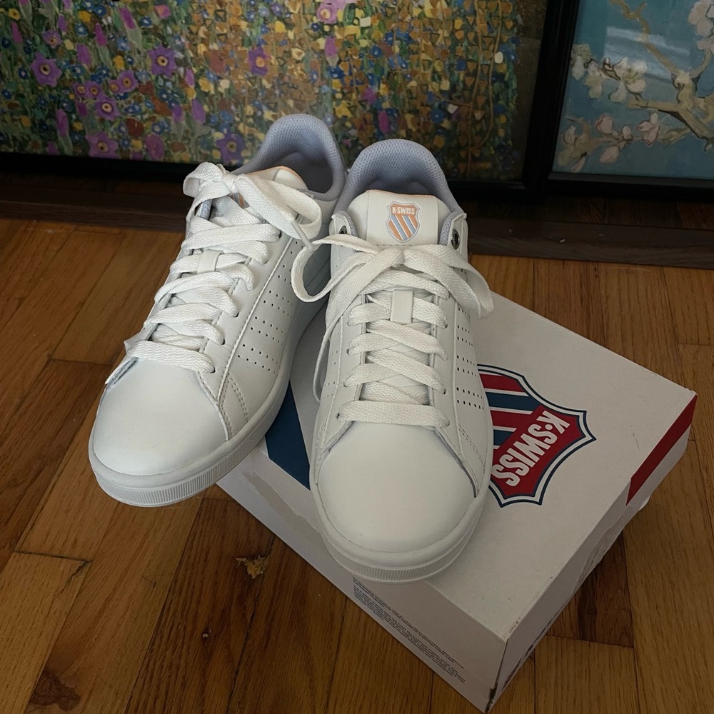 New K-Swiss White Sneakers